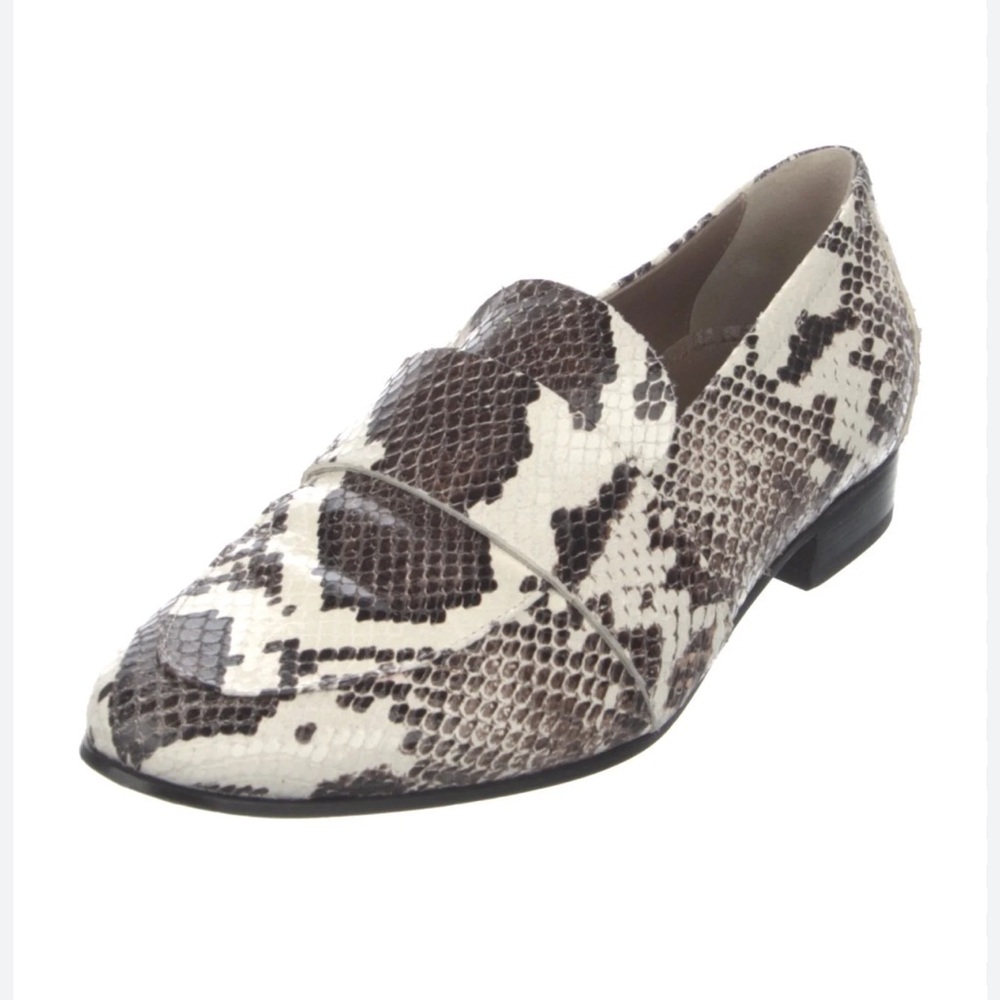 AGL Python Loafer – Luxe Italian Python-Print Slip-On | EU 38.5 (US 8.5)
